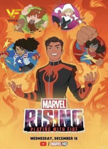 دانلود انیمیشن مارول بر می خیزد: بازی با آتش Marvel Rising: Playing with Fire 2019