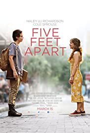 دانلود فیلم یک و نیم متر فاصله Five Feet Apart 2019